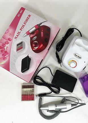 Мини фрезер машинку для ногтей pro nail drill, фрезер для маникюра и коррекции ногтей to-91 4