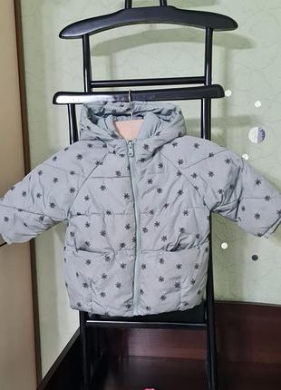 Куртка для дівчинки з квітковим принтом zara