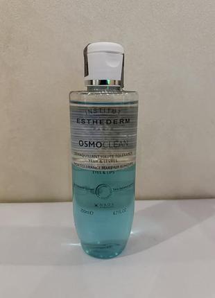 Мягкое двухфазное средство для снятия макияжа с глаз и губ institut esthederm