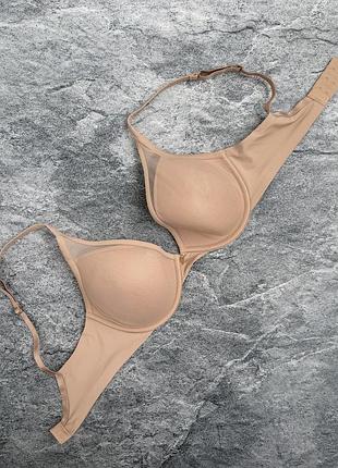 Бюстгальтер со вставными подушечками thirdlove 24/7 classic uplift plunge bra
