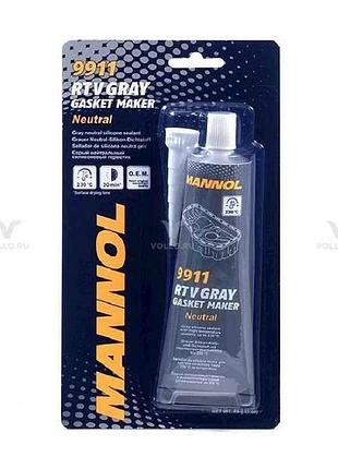 Герметик силіконовий сірий 9911 gasket gray 85g тм mannol