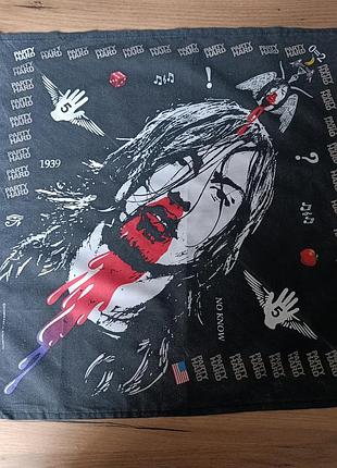 Коллекционная бандана мерч andrew w.k. -новая - party hard (оригинал, 2010).