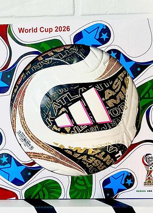 Футбольний м’яч adidas trionda world cup 2026 finals в коробці, футбольний м'яч адідас чемпіонат світу 2026 фінал