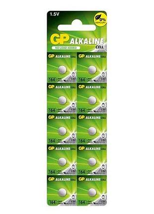 Батарейка литиевая ag1/lr621/lr60/sr621 10шт (блистер) 164f-u10 тм gp