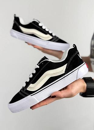 Жіночі кросівки vans knu skool potato w black white