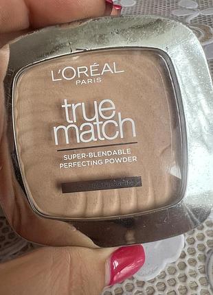 Пудра l'oreal paris true match super blendable perfecting powder з гіалуроновою кислотою 3