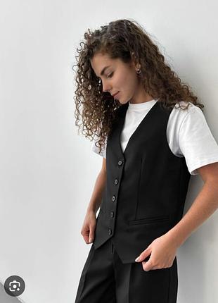 Черный жилет zara 4