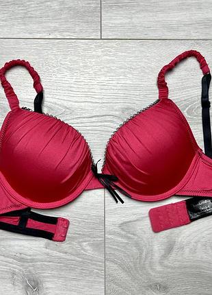 Рожевий бюстгальтер з силіконовим пуш ап hunkemoller