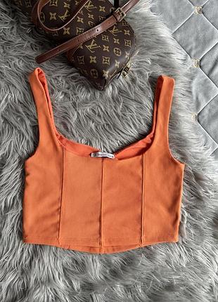 Базовий топ🧡 🏷️stradivarius розмір—м стан—ідеал✨ 3