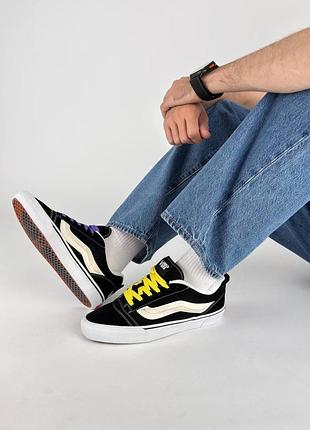 Чоловічі кросівки vans knu skool potato m black white