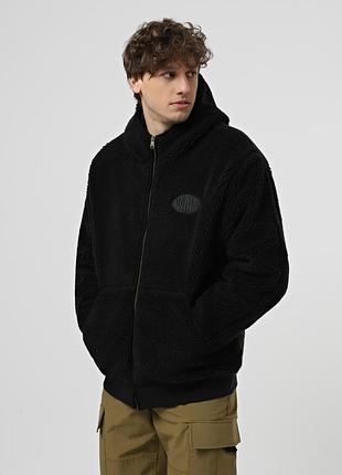 Оригинальн! мужская куртка-худи шерпа vans whittle sherpa jacket vn000jvtblk1 новое состояние