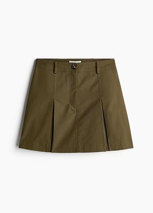 Юбка мини женская хаки от h&amp;m