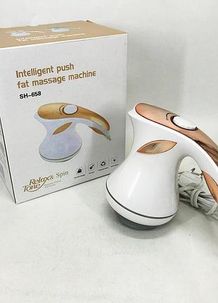 Массажеры для спины и шеи relax and spin tone sh-658, ручной массажер для шеи ног ni-18
