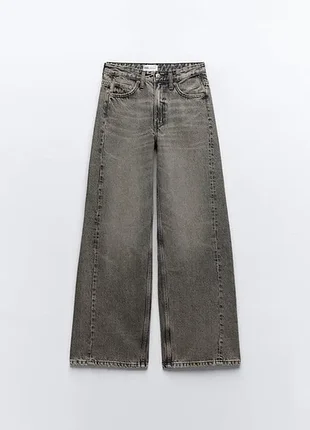 Джинси палацо zara 42,44 wide leg