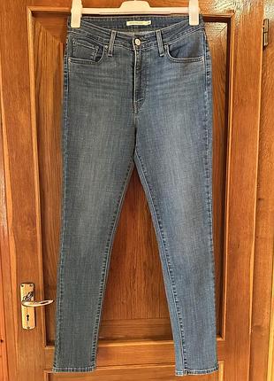 Джинси жіночі levi’s скінні блакитні w29 l30