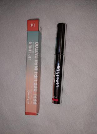 Тінт-пленка для контуру губ lakerain peel off lip liner tattoo (#1 rose pink) 3
