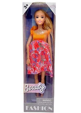 Кукла беременная "fashion: beauty" 29 см (оранжевый)