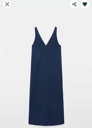 Massimo dutti сукня довга денім 4