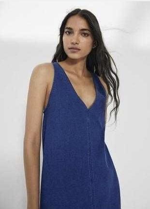 Massimo dutti сукня довга денім 5