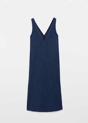 Massimo dutti сукня довга денім 3