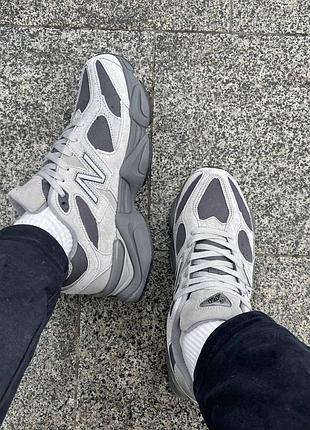 New balance 9060 waterproof 'grey' 2