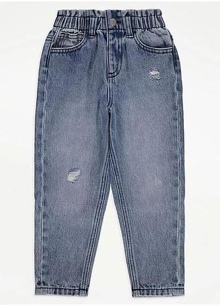 Джинси paper bag slim leg george 110 4-5р