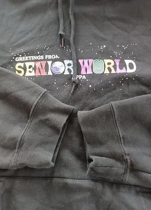 Мужское черное худи beimar xl «senior world» 6