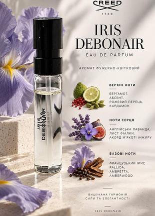 Оригінал пробник creed iris debonair