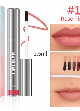 Тінт-пленка для контуру губ lakerain peel off lip liner tattoo (#1 rose pink) 2