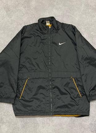 Винтажная курточка куртка nike vintage 90s oval swoosh с большим логотипом м 2