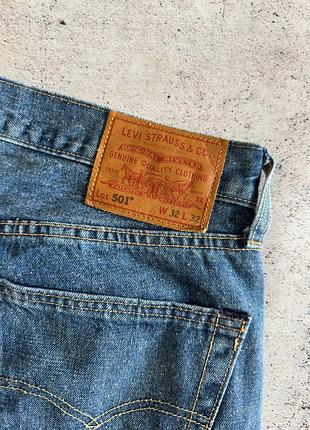 Джинсы levis 501 selvedge оригинал размер 32/32 5