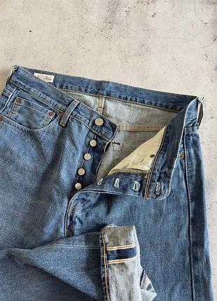 Джинсы levis 501 selvedge оригинал размер 32/32 6