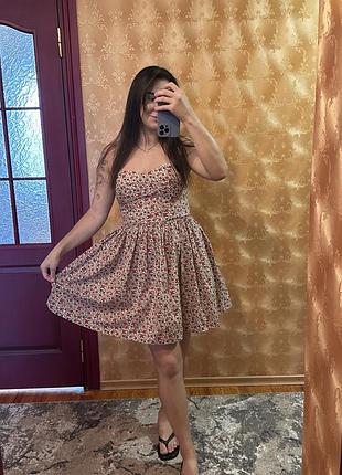 Корсетна сукня бюстьє в квіточки jack wills liberty fabrics