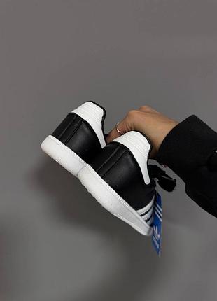 Кроссовки adidas samba black / white sole 3