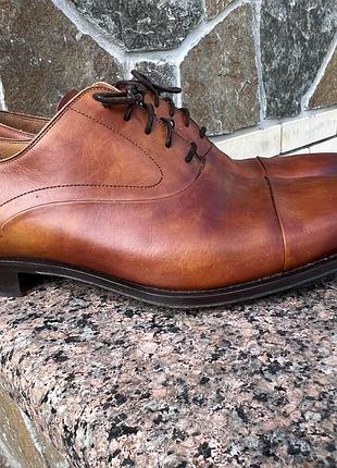 Класичні шкіряни туфлі оксфорди magnanni (іспанія)