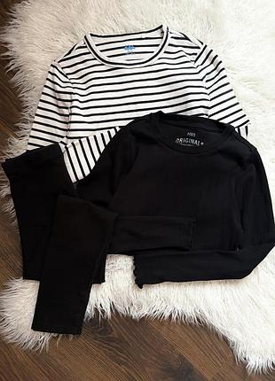Детские черные лосины базовые primark h&m 4