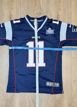 Дитяча спортивна джерсі nike нфл «нью-інгленд пэтриотс» (new england patriots) #11 гравця джуліана едельмана з американського футболу 10-12 років