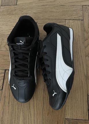 Кеди жіночі puma чорно-білі