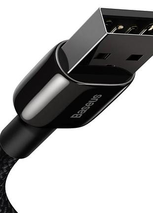 Дата кабель baseus tungsten gold usb to lightning cable 2.4a (1m) (calwj-0) black 5