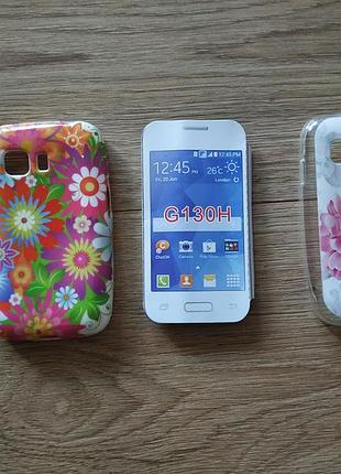 Розпродаж! чехол на samsung galaxy young 2 g130 star 2 sm-g130 чохол (захисна плівка)