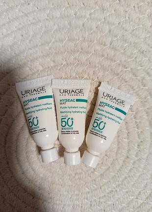 Сонцезахисні креми uriage hyseac mat spf 50+ флюїд