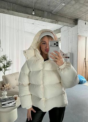 Куртка пуховик стьобана 8