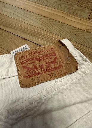 Білі джинси levi’s 6
