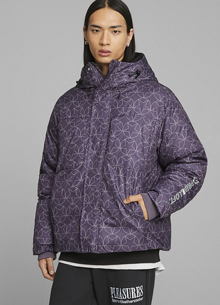Оригинальн! сша! теплая мужская куртка puma x pleasures puffer jacket 620875-74 новое состояние