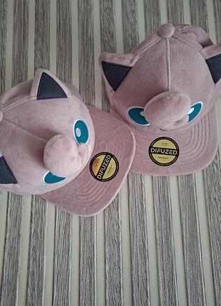Кепка снепбек difuzed pokémon jigglypuff рожева