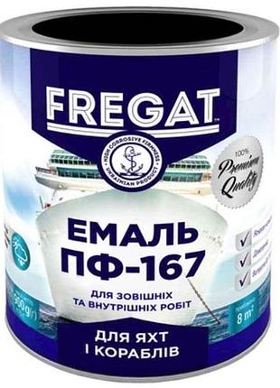 Эмаль алкидная пф-167 черный 0,9кг тм fregat