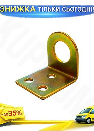Ku вушко вигнуте 25x25x23 universal fit мм ks-ukraine для навісного замка кріплення для замку та скоби uni2l_k