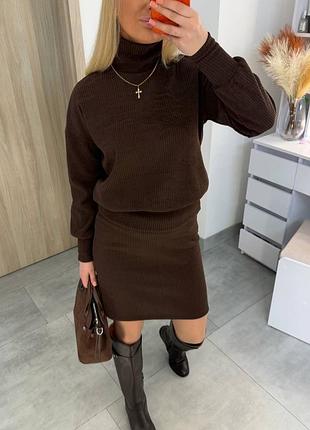Стильный комплект с юбкой 10