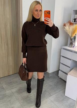 Стильный комплект с юбкой 7