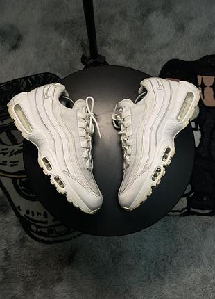 Кросівки nike air max 95 білі, чоловічі, розмір 42.5